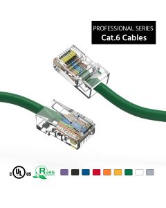 3Ft Cat6 UTP Ethernet Network Non Booted Cable Green