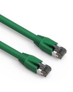 2Ft Cat.8 S/FTP Ethernet Network Cable Green 24AWG