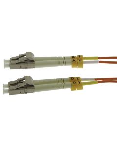 9m LC/UPC-LC/UPC OM1 Multimode Duplex Fiber Optic Patch Cable