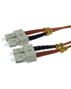 2m SC/UPC-SC/UPC OM1 Multimode Duplex Fiber Optic Patch Cable