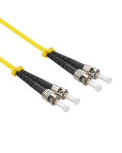 1m ST/UPC-ST/UPC Singlemode Duplex OFNR 2.0mm Fiber Optic Patch Cable