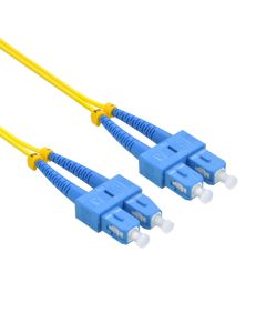 2m SC/UPC-SC/UPC Singlemode Duplex OFNR 2.0mm Fiber Optic Patch Cable