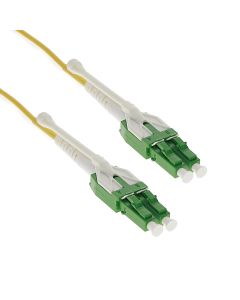 1m Uniboot LC/APC LC/APC Singlemode Duplex OFNR Fiber Optic Patch Cable