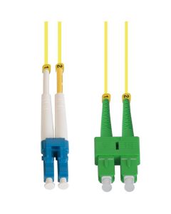 1m LC/UPC-SC/APC Singlemode Duplex OFNR 2.0mm Fiber Optic Patch Cable