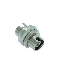 FC/UPC SM SX Adapter Small D Without Flange Metal White Cap
