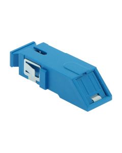 SC/UPC SM SX Adapter Without Flange Blue Inner shutter