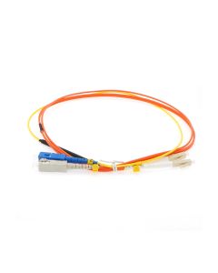 2m Singlemode SC to OM1 LC Duplex Mode Conditioning Fiber Optic Patch Cable