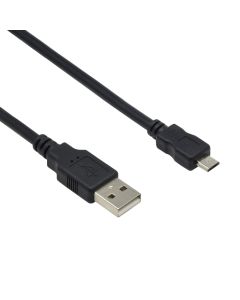 6Ft USB2.0 A-Male/Micro B USB-Male Cable