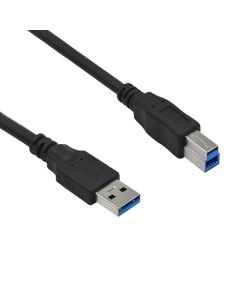 6Ft USB3.0 A-Male to B-Male Black