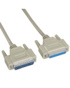 10Ft DB25 M/F Serial Cable 25C Straight