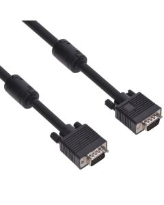 25Ft SVGA Male to Male Cable w/Ferrite Core