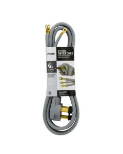 4Ft 10/3 30 Amp, 3-Wire Dryer Cord