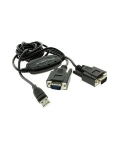 CableMax USB to Dual Serial DB9 5ft.Cable Adapt