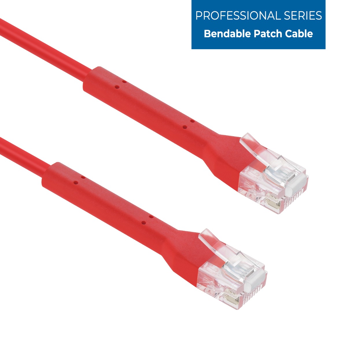 0.5Ft Cat6A UTP Bendable Slim Ethernet Network Cable 28AWG Yellow