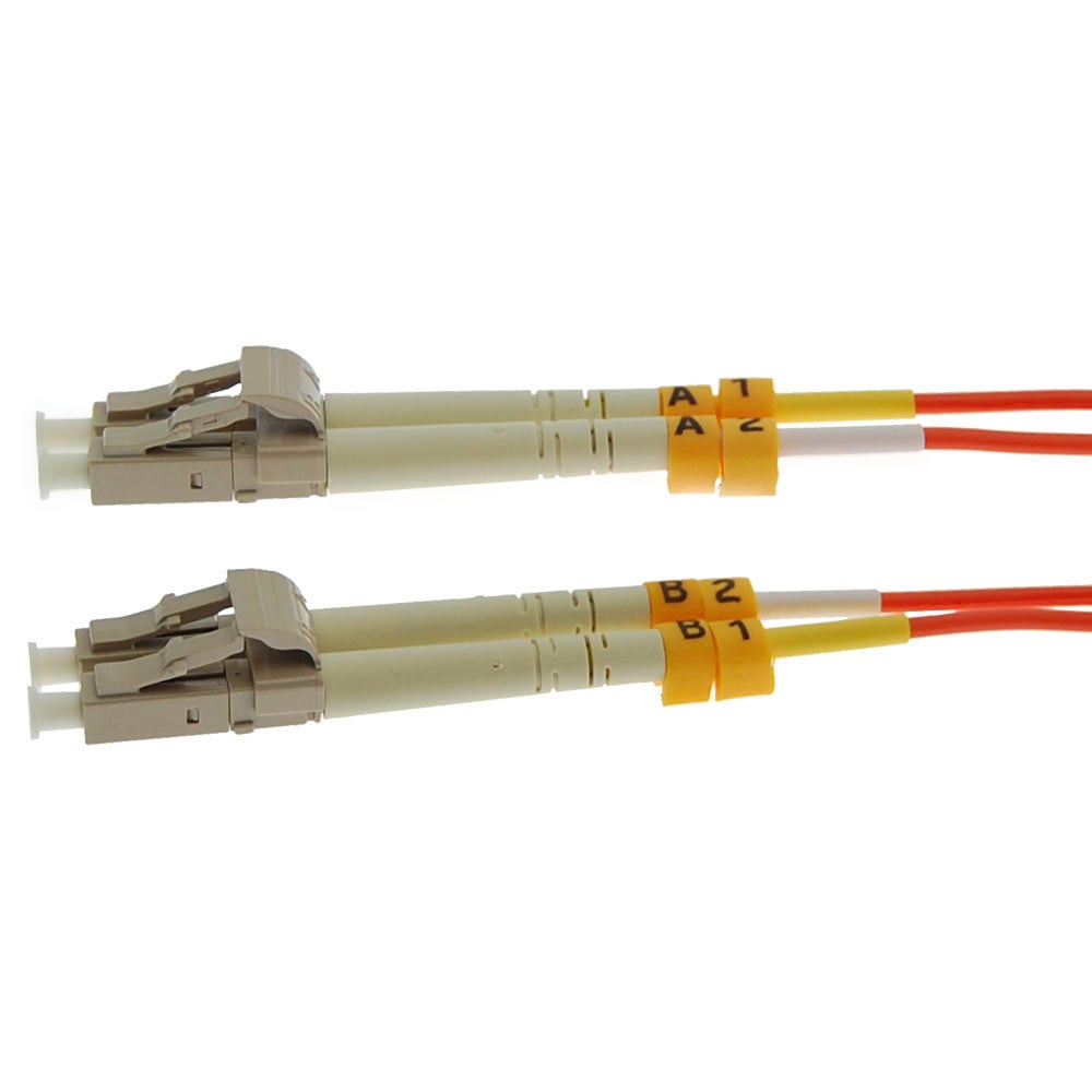 6m LC/UPC-LC/UPC OM1 Multimode Duplex OFNR 2.0mm Fiber Optic Patch Cable