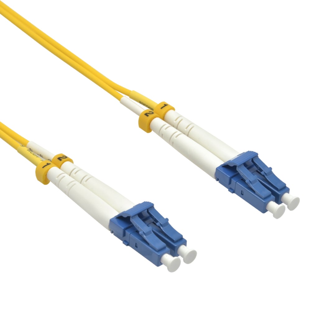 1.5m LC/UPC-LC/UPC Singlemode Duplex OFNR 2.0mm Fiber Optic Patch Cable