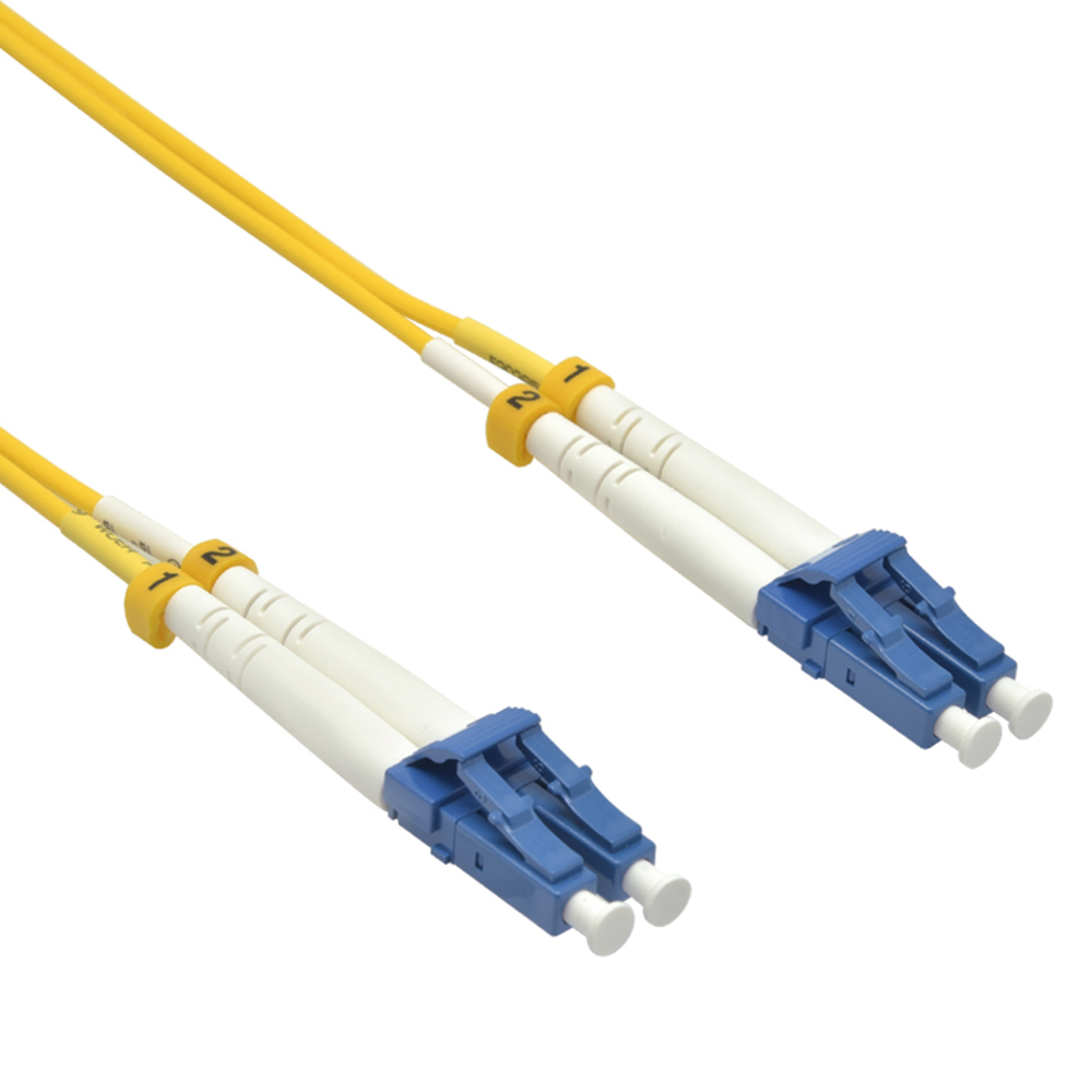 4m LC/UPC-LC/UPC Singlemode Duplex OFNR 2.0mm Fiber Optic Patch Cable