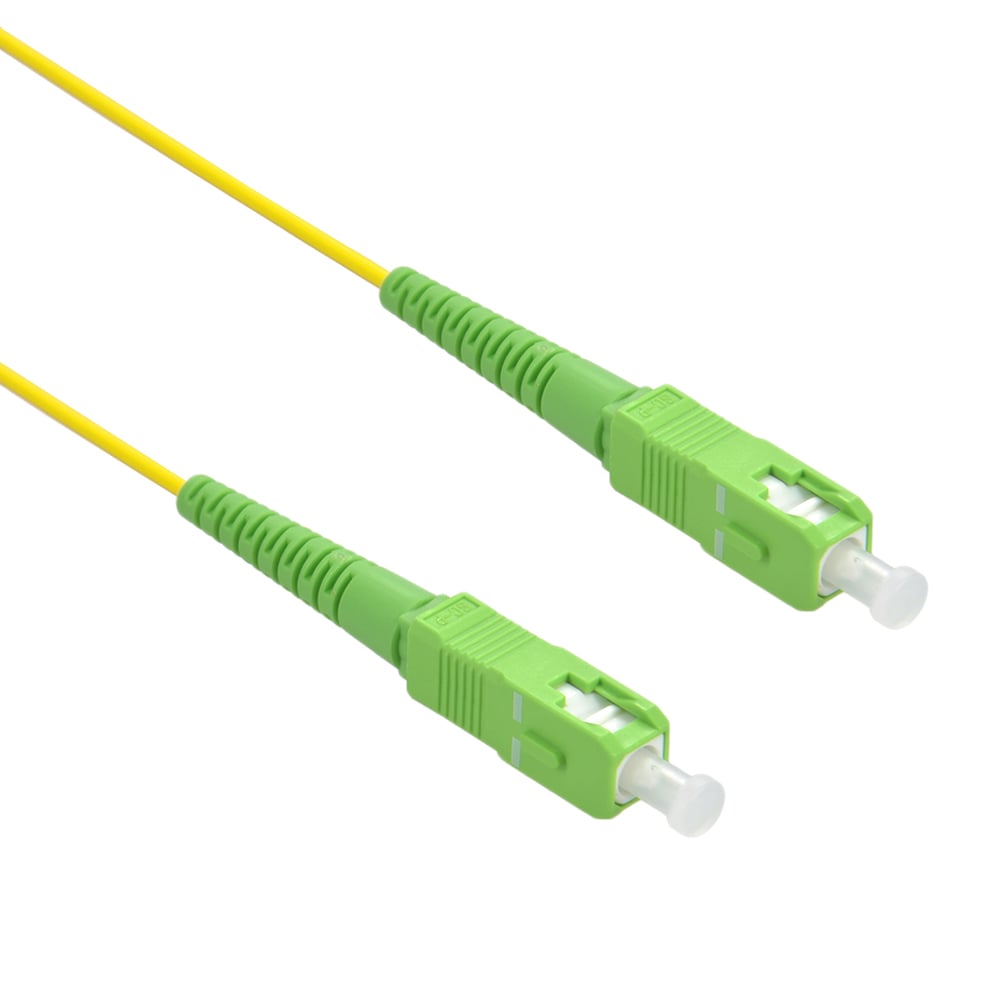 2m SC/APC-SC/APC Singlemode Simplex OFNR 3.0mm Fiber Optic Patch Cable