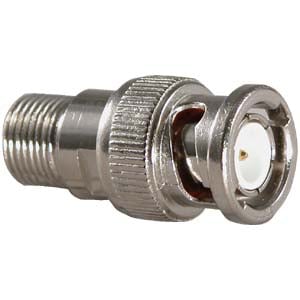 BNC Male To "F" Type Female Adapter