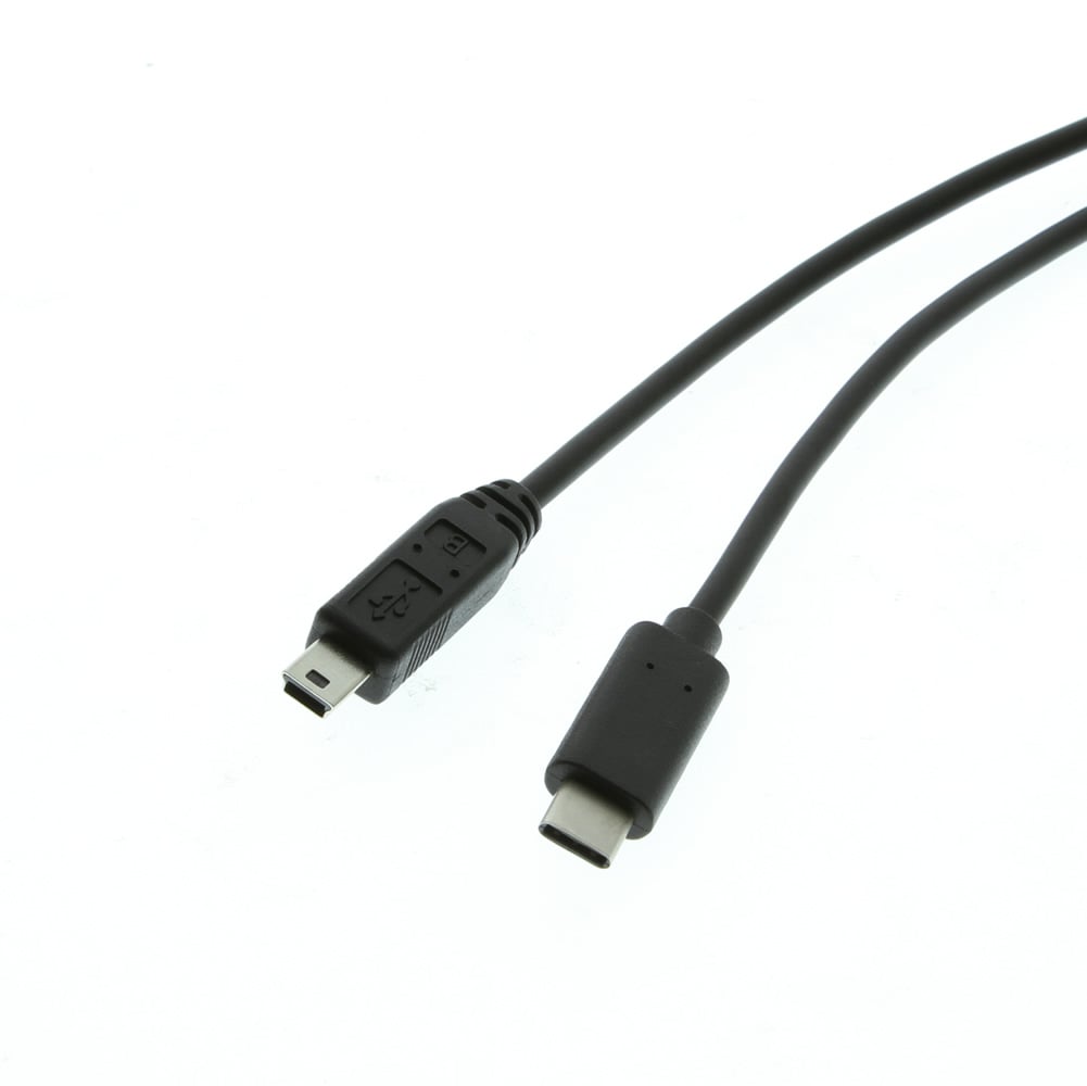USB 2.0 Type-C Male to 2.0 Mini-B Male 36 inch USB Cable