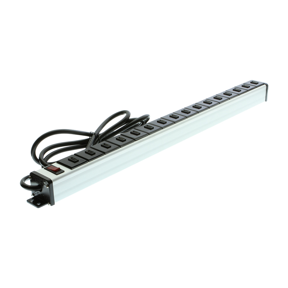 2ft. Mountable USB 16 Port Charge Strip | Individual Powered USB Ports