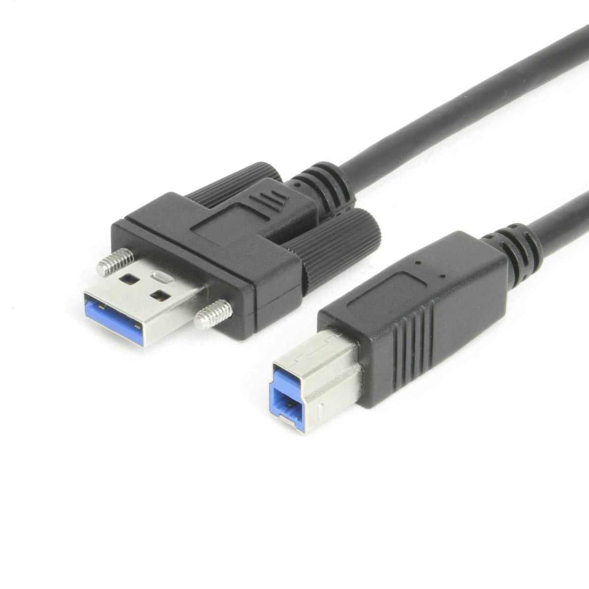 3ft USB 3.2 Gen 1 Screw-Locking Type-A to B Cable - High-Speed Data Transfer